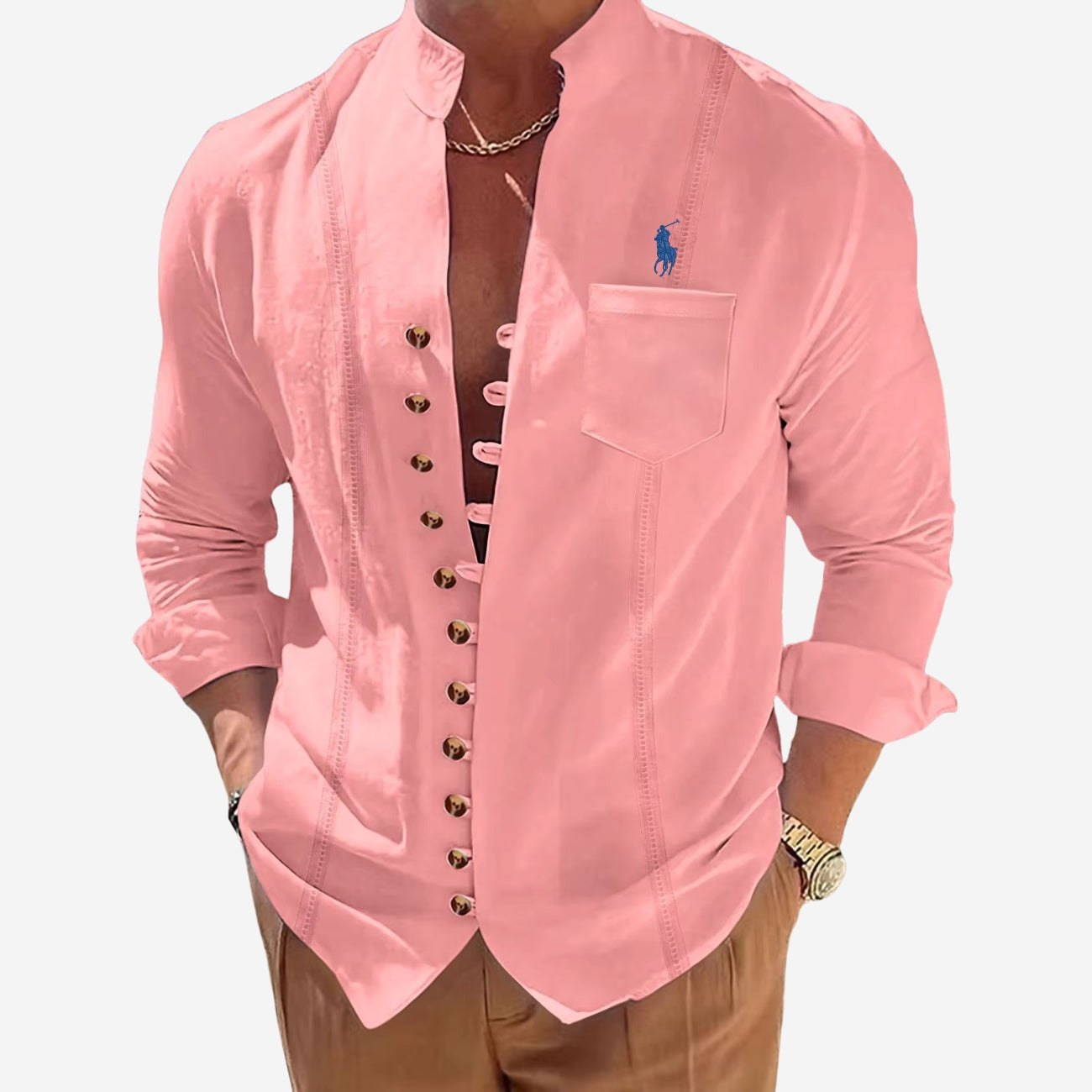 Chemise Décontractée à Boutons - PRIX DÉSTOCKAGE