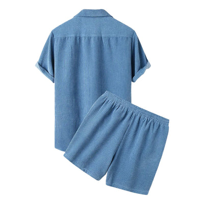 Ensemble Chemise & Short Décontracté - PRIX DÉSTOCKAGE