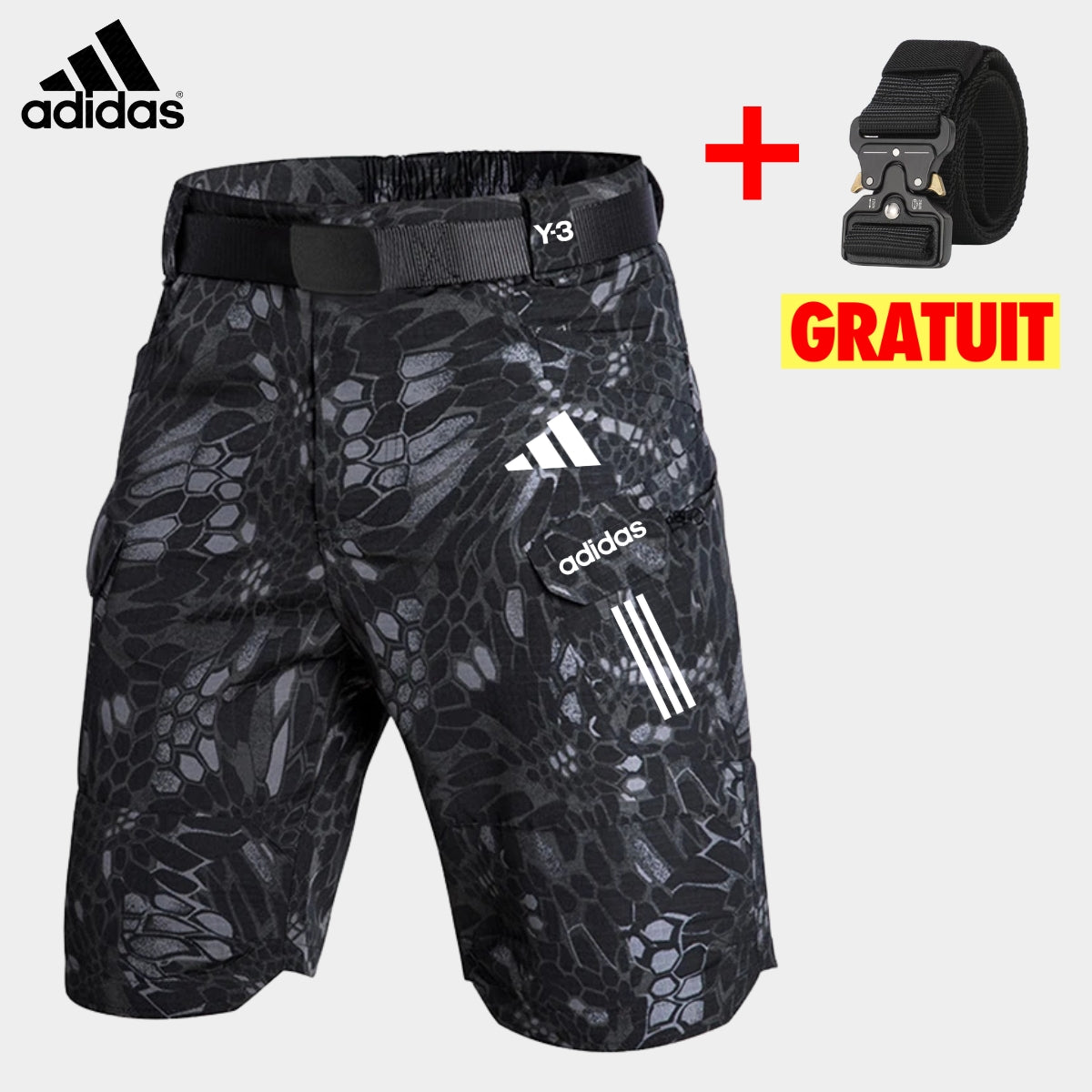 Short Cargo Tactique + Ceinturon Gratuit || PRIX DÉSTOCKAGE