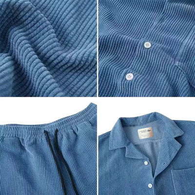 Ensemble Chemise & Short Décontracté || PRIX DÉSTOCKAGE