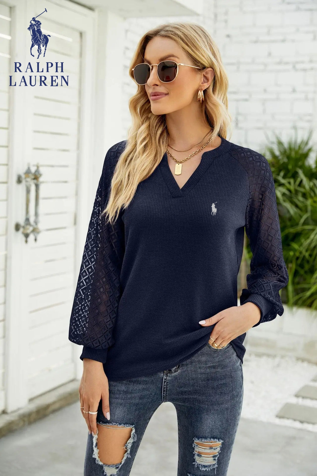 Haut Élégant à Manches Longues || VENTE DE DÉSTOCKAGE