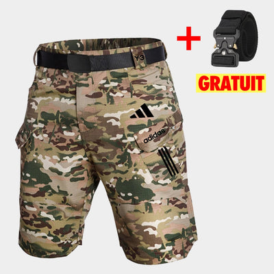 Short Cargo Tactique + Ceinturon Gratuit — PRIX DÉSTOCKAGE