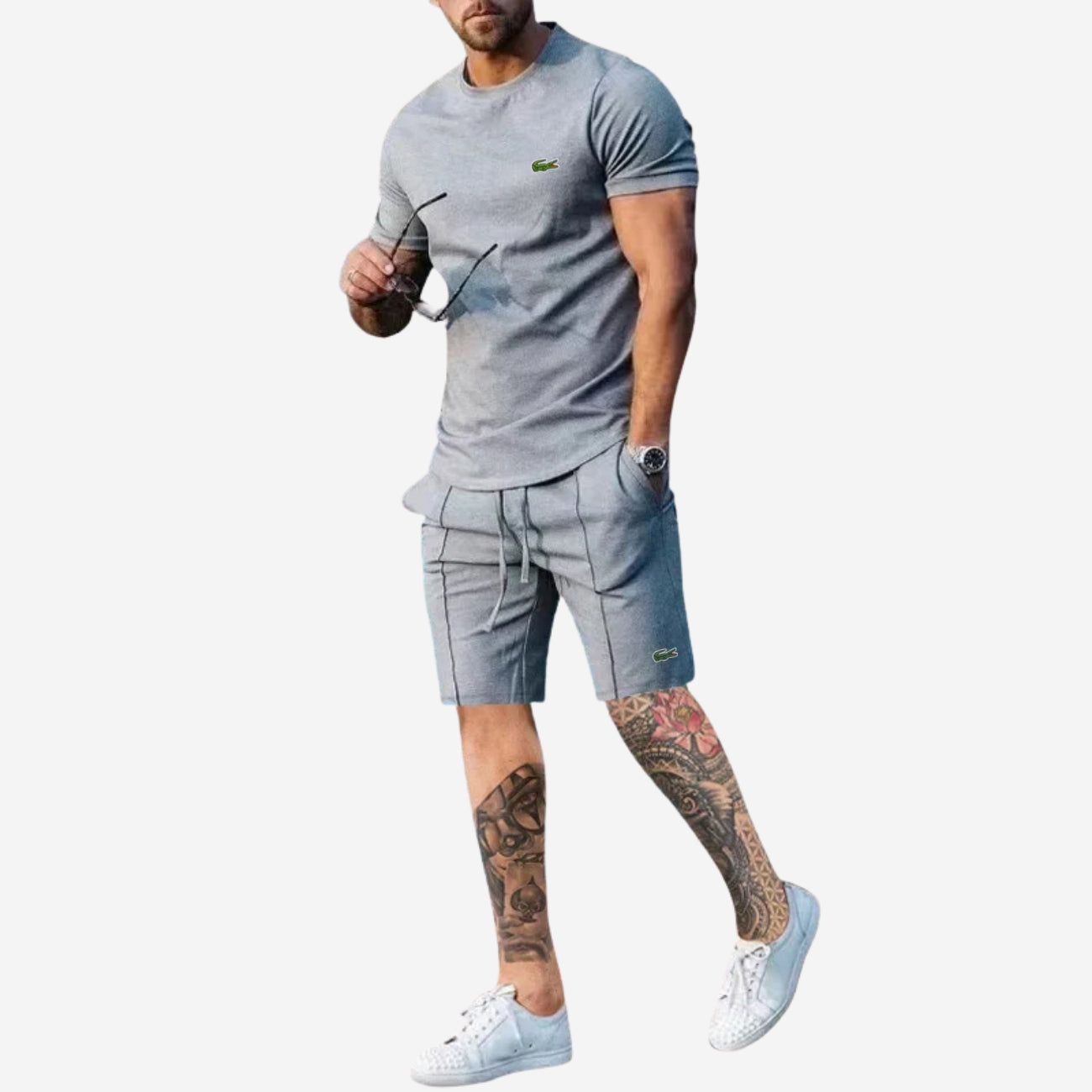 Set T-Shirt & Short Décontracté - PRIX DÉSTOCKAGE