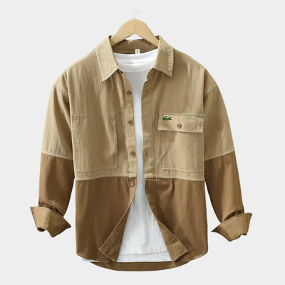 Chemise Bicolore Décontractée - PRIX DÉSTOCKAGE