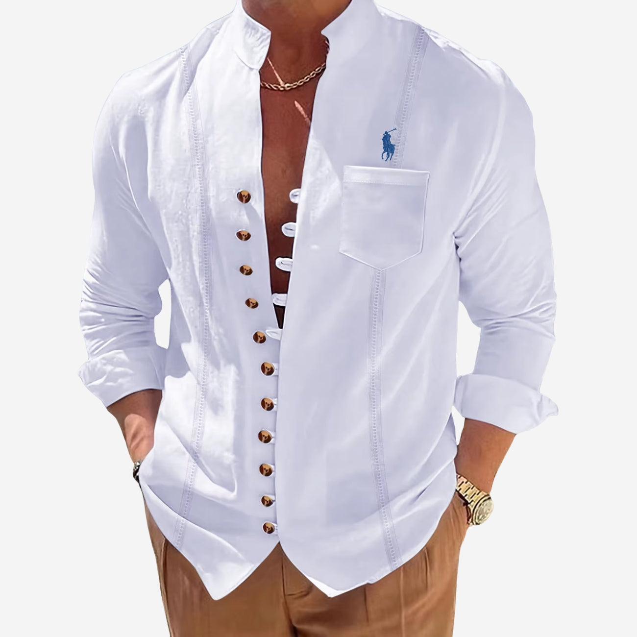 Chemise Décontractée à Boutons - PRIX DÉSTOCKAGE