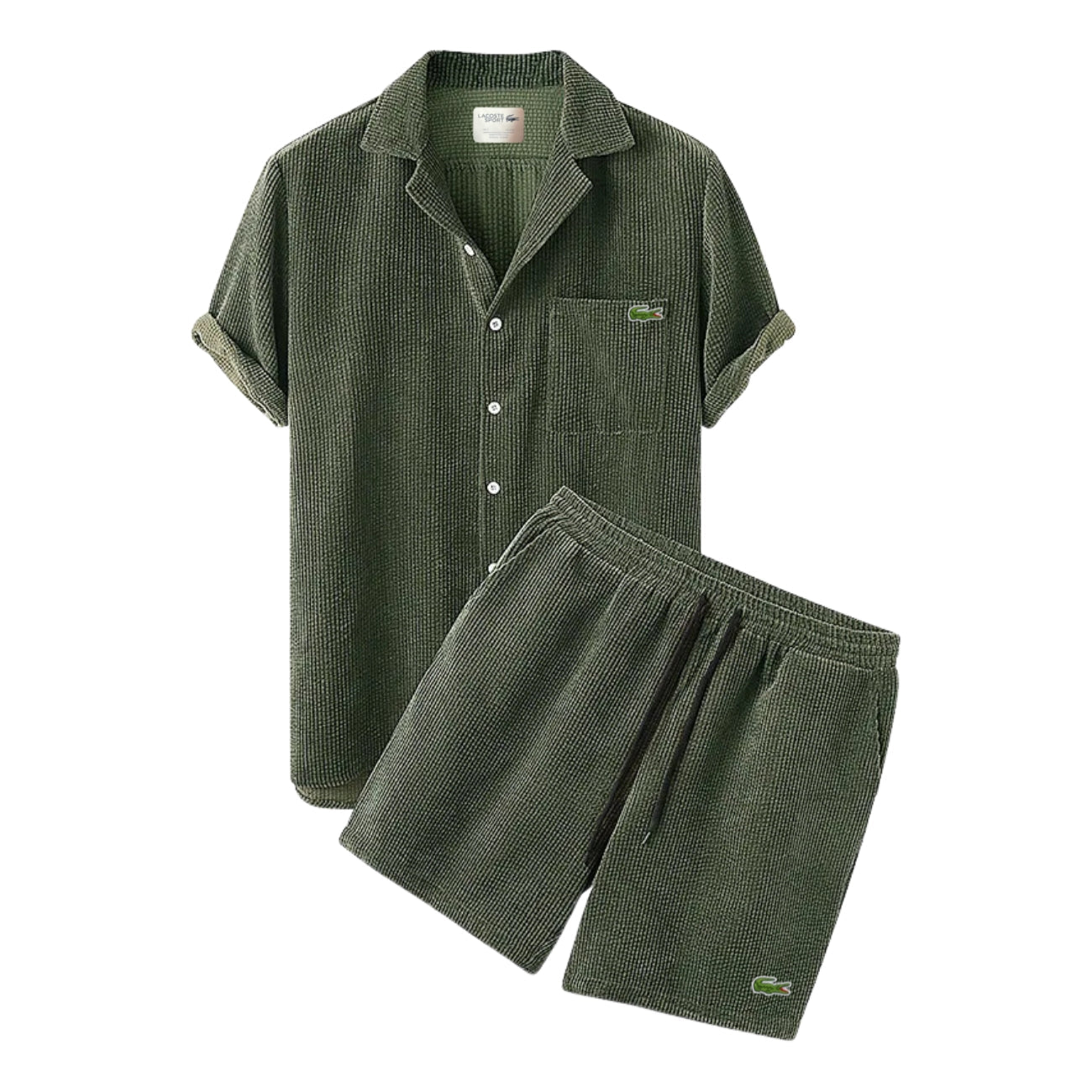 Ensemble Chemise & Short Décontracté - PRIX DÉSTOCKAGE