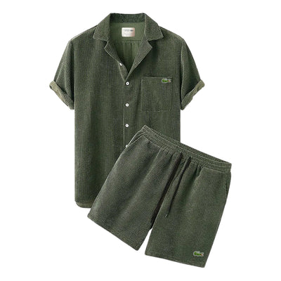 Ensemble Chemise & Short Décontracté - PRIX DÉSTOCKAGE