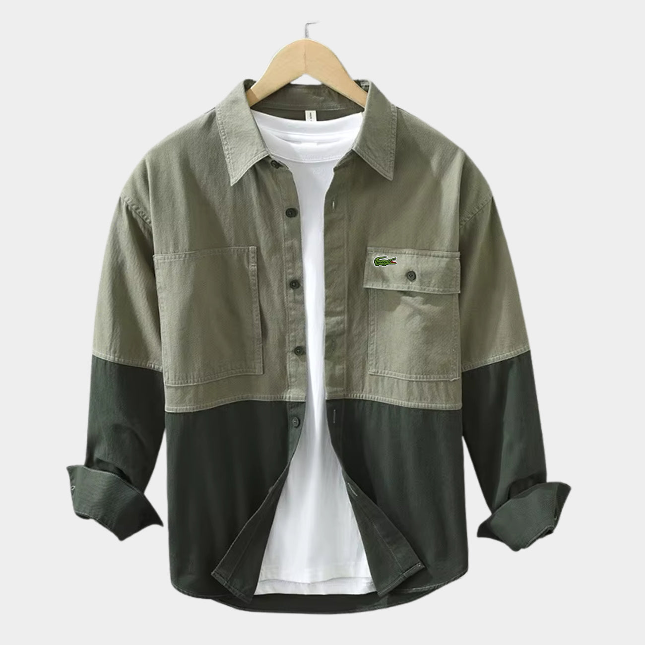 Chemise Bicolore Décontractée - PRIX DÉSTOCKAGE