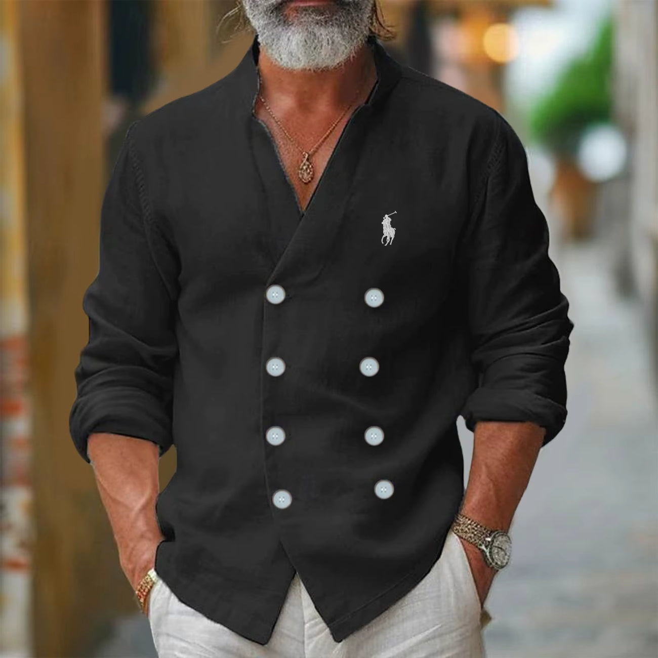 Chemise Croisée Élégante - PRIX DÉSTOCKAGE