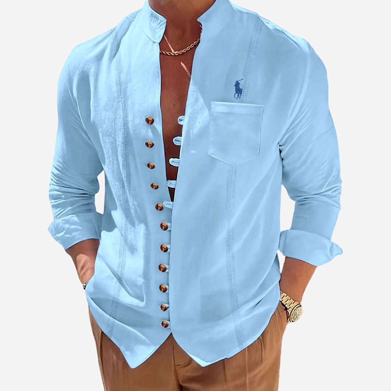 Chemise Décontractée à Boutons - PRIX DÉSTOCKAGE