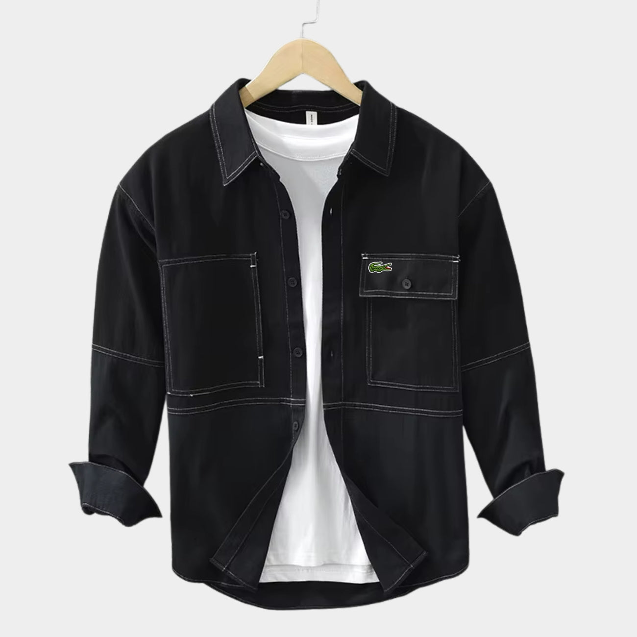 Chemise Bicolore Décontractée - PRIX DÉSTOCKAGE
