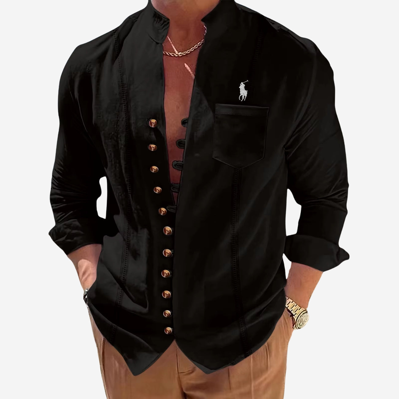 Chemise Décontractée à Boutons - PRIX DÉSTOCKAGE